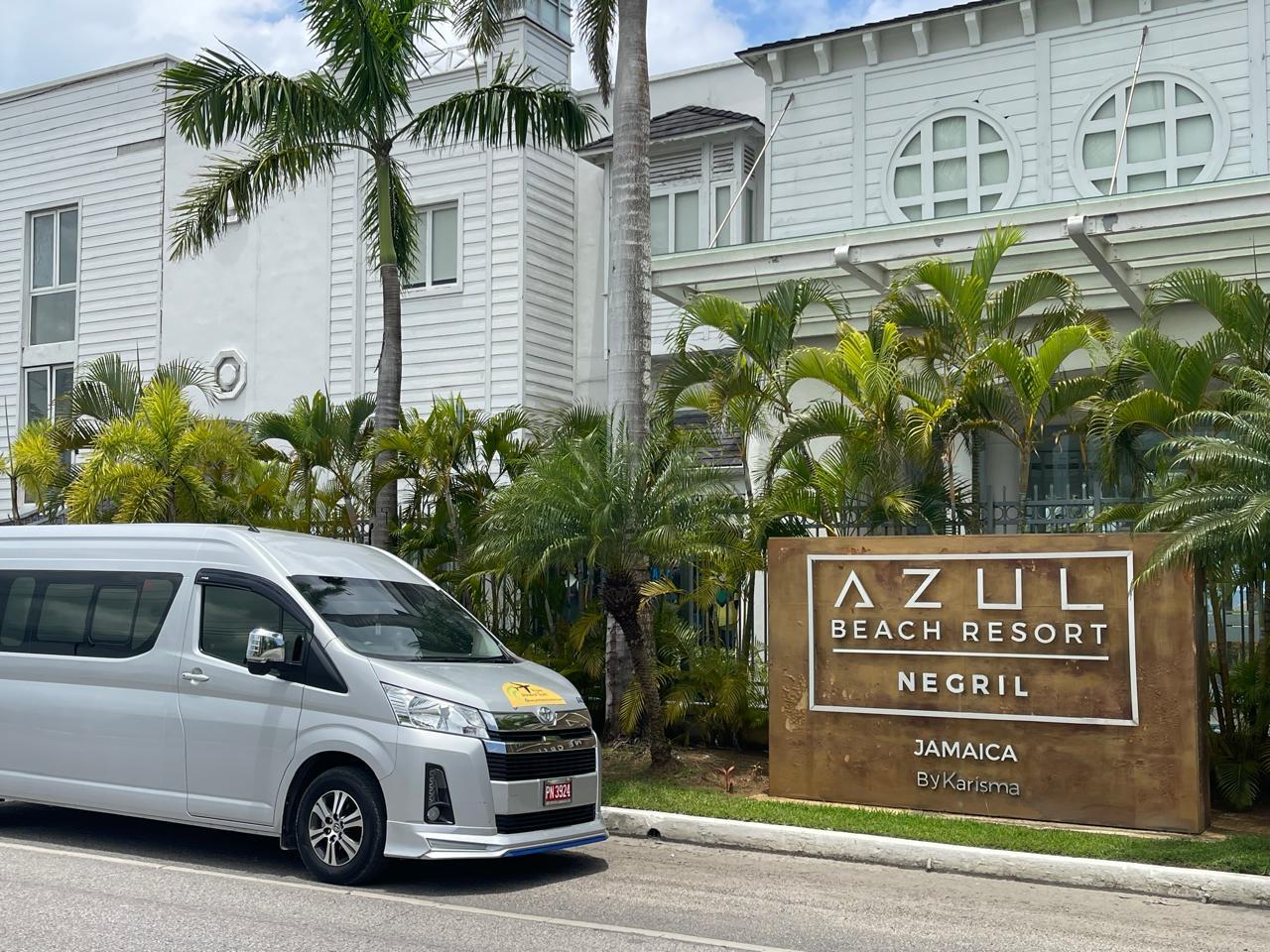 Private Montego Bay Airport transfer from MBJ to Negril Jamaica