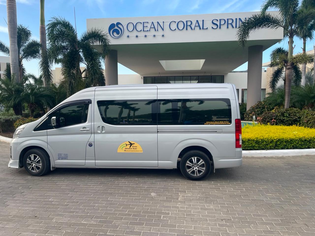 Private Montego Bay Airport transfer from MBJ to Falmouth Jamaica