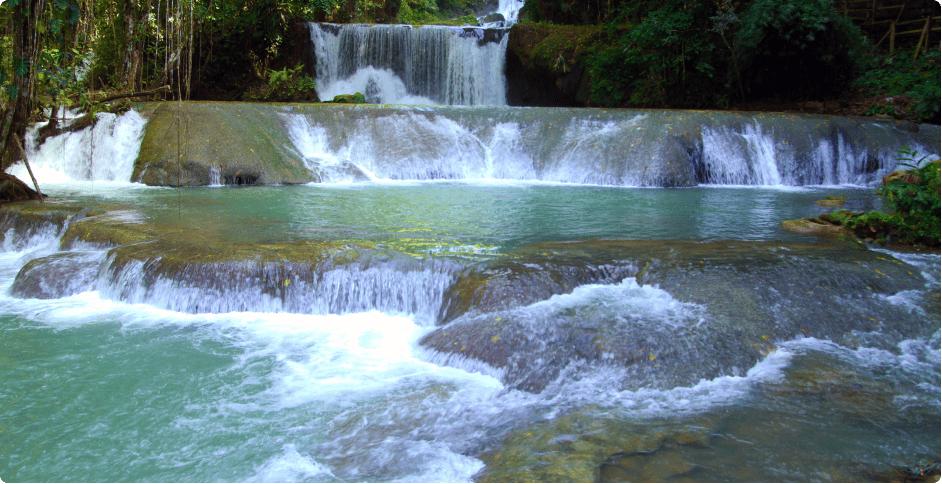 YS Falls Jamaica tour