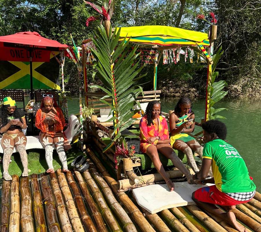 White River bamboo rafting shore excursion from Ocho Rios Cruise Port